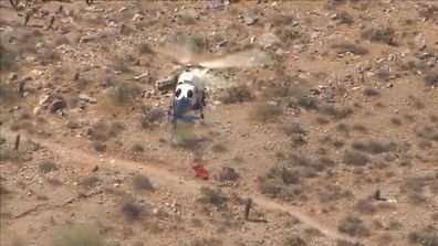 190605 Phoenix Arizona helicopter rescue spinning basket hiker news USA
