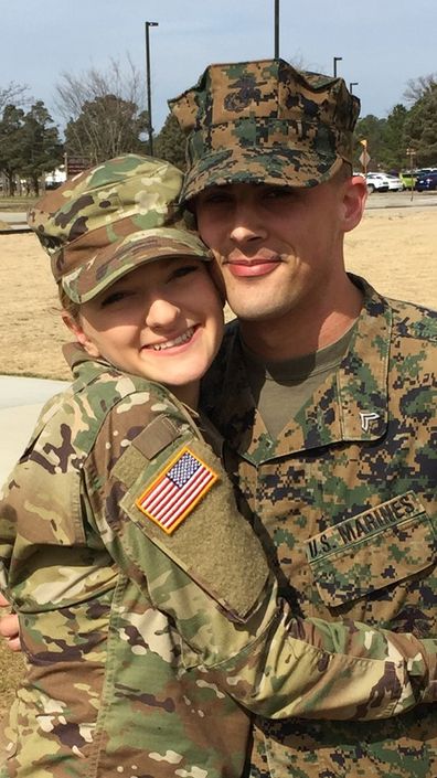 Gregory and Victoria Hudler are military veterans. 