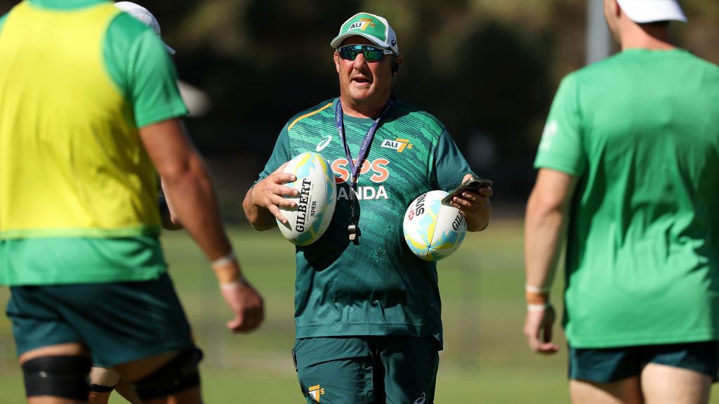 John Manenti during an Australia training session.