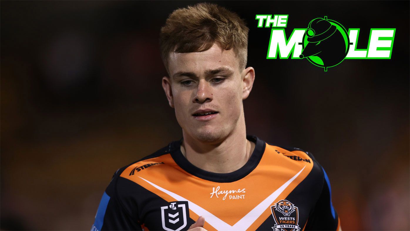 Wests Tigers young gun Lachlan Galvin.